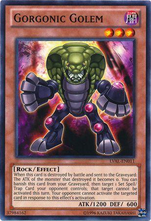 Gorgonic Golem LVAL-EN011