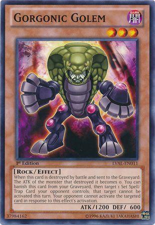 Gorgonic Golem [1st Edition] LVAL-EN011