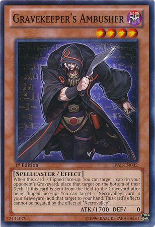 Gravekeeper's Ambusher [1st Edition] LVAL-EN032