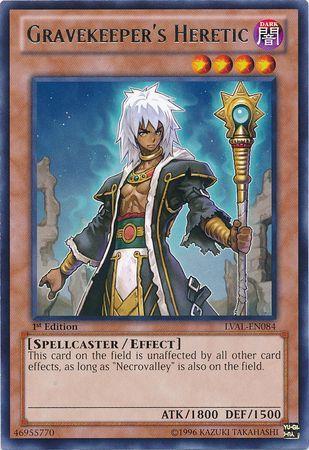 Gravekeeper's Heretic [1st Edition] LVAL-EN084