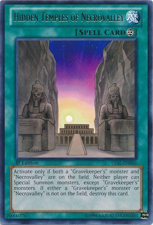 Hidden Temples of Necrovalley [1st Edition] LVAL-EN066