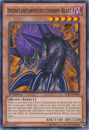 Interplanetarypurplythorny Beast [1st Edition] LVAL-EN098