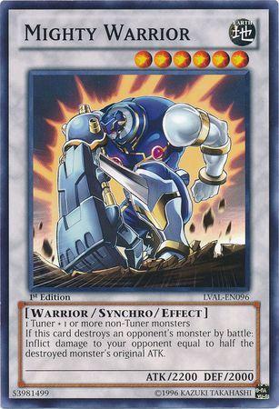 Mighty Warrior [1st Edition] LVAL-EN096
