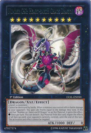 Number C92: Heart-eartH Chaos Dragon [1st Edition] LVAL-EN050