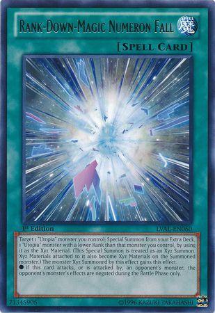 Rank-Down-Magic Numeron Fall [1st Edition] LVAL-EN060