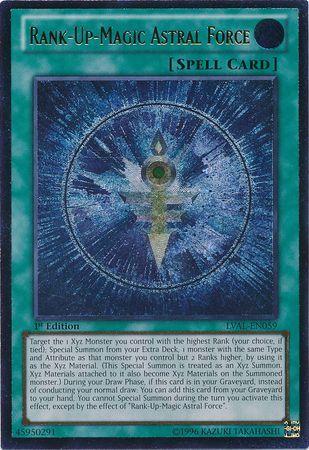 Rank-Up-Magic Astral Force [Ultimate Rare 1st Edition] LVAL-EN059