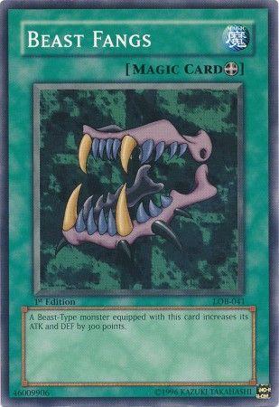 Beast Fangs [1st Edition] LOB-041