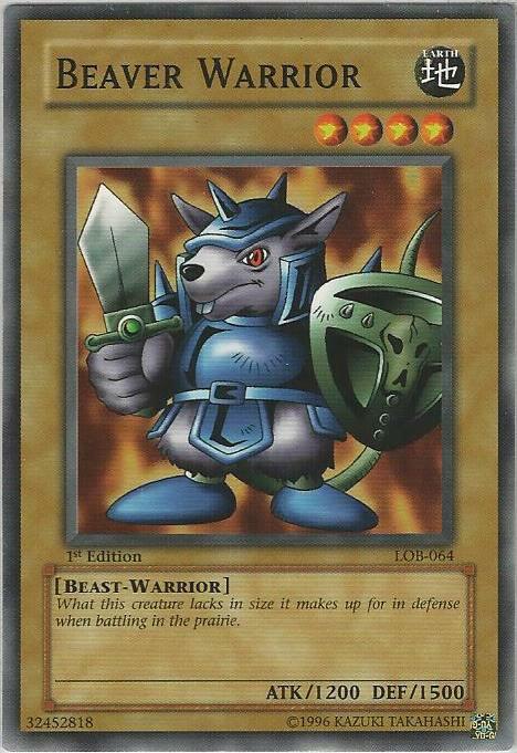 Beaver Warrior [1st Edition] LOB-064