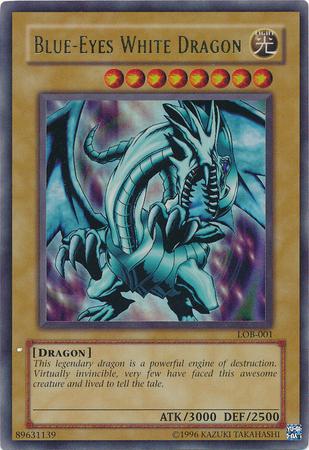 Blue-Eyes White Dragon LOB-001