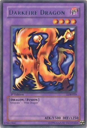Darkfire Dragon [1st Edition] LOB-019