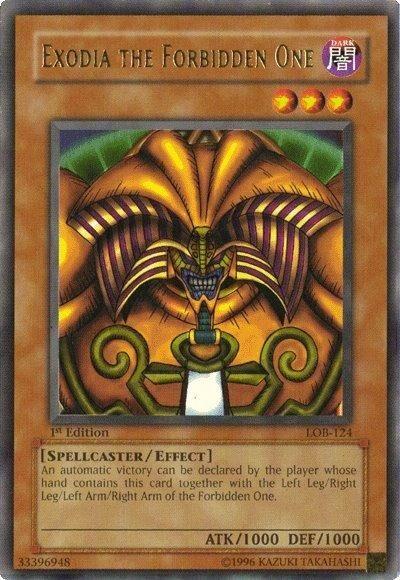 Exodia the Forbidden One [1st Edition] LOB-124