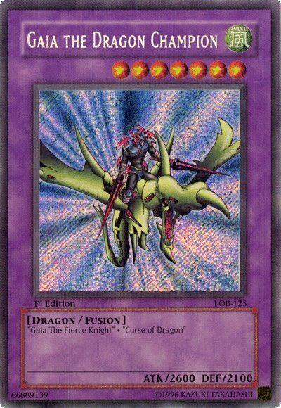 Gaia the Dragon Champion [1st Edition] LOB-125