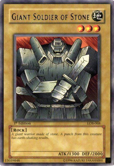 Giant Soldier of Stone [1st Edition] LOB-068