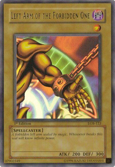 Left Arm of the Forbidden One [1st Edition] LOB-123
