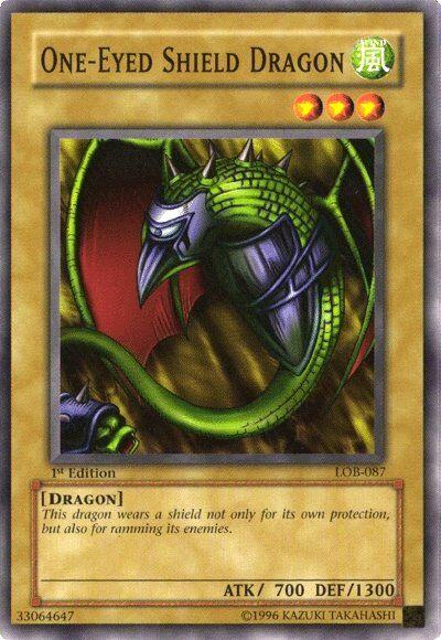 One-Eyed Shield Dragon [1st Edition] LOB-087
