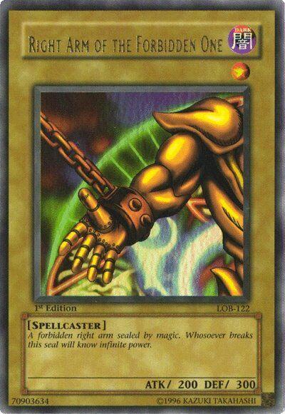 Right Arm of the Forbidden One [1st Edition] LOB-122