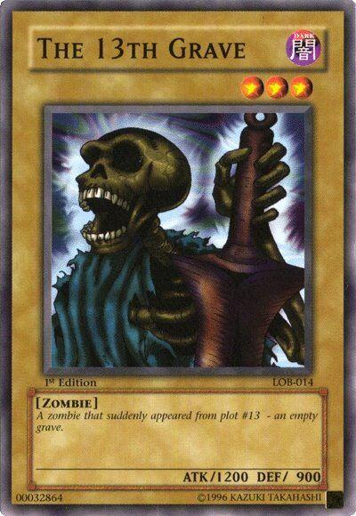 The 13th Grave [1st Edition] LOB-014