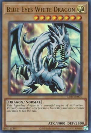 Blue-Eyes White Dragon LOB-EN001