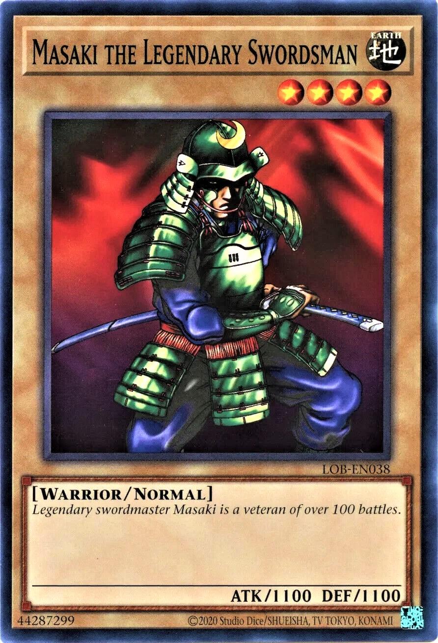 Masaki the Legendary Swordsman LOB-EN038