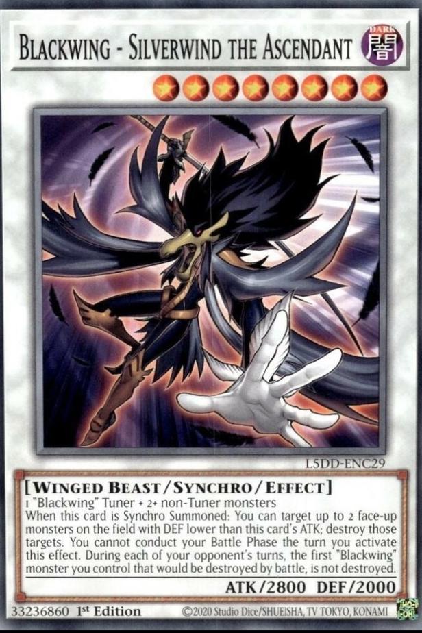 Blackwing - Silverwind the Ascendant L5DD-ENC29
