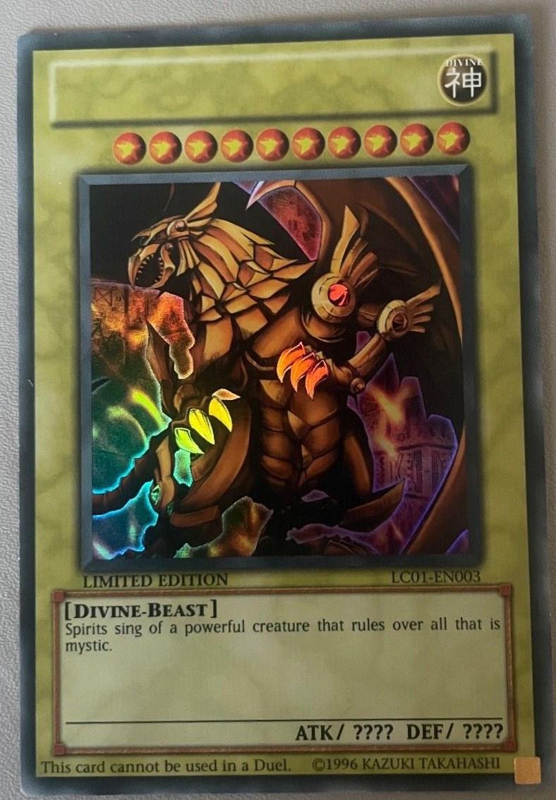 The Winged Dragon Of Ra [Misprint] LC01-EN003