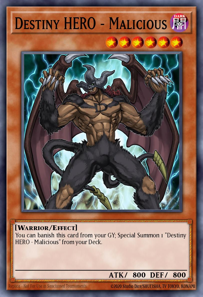 Destiny HERO - Malicious LCGX-EN132