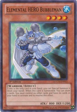 Elemental HERO Bubbleman [1st Edition] LCGX-EN012