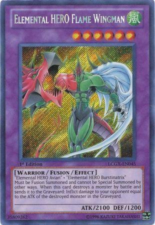 Elemental HERO Flame Wingman [1st Edition] LCGX-EN045