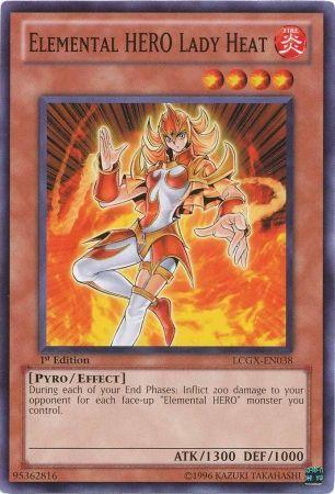 Elemental HERO Lady Heat [1st Edition] LCGX-EN038