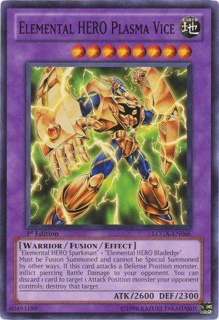 Elemental HERO Plasma Vice [1st Edition] LCGX-EN066