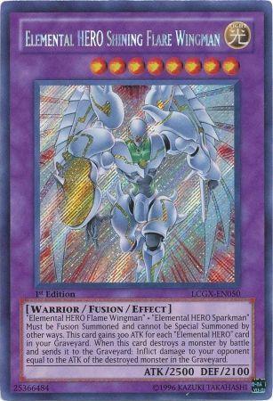 Elemental HERO Shining Flare Wingman [1st Edition] LCGX-EN050