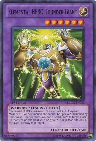 Elemental HERO Thunder Giant [1st Edition] LCGX-EN046