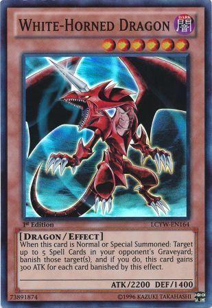 White-Horned Dragon [1st Edition] LCYW-EN164