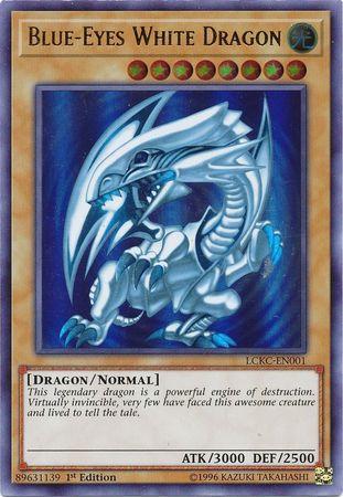 Blue-Eyes White Dragon [Version 2 1st Edition] LCKC-EN001