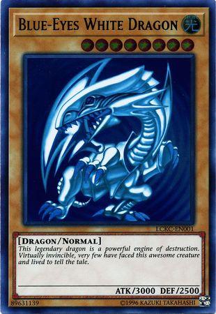 Blue-Eyes White Dragon [Version 2] LCKC-EN001