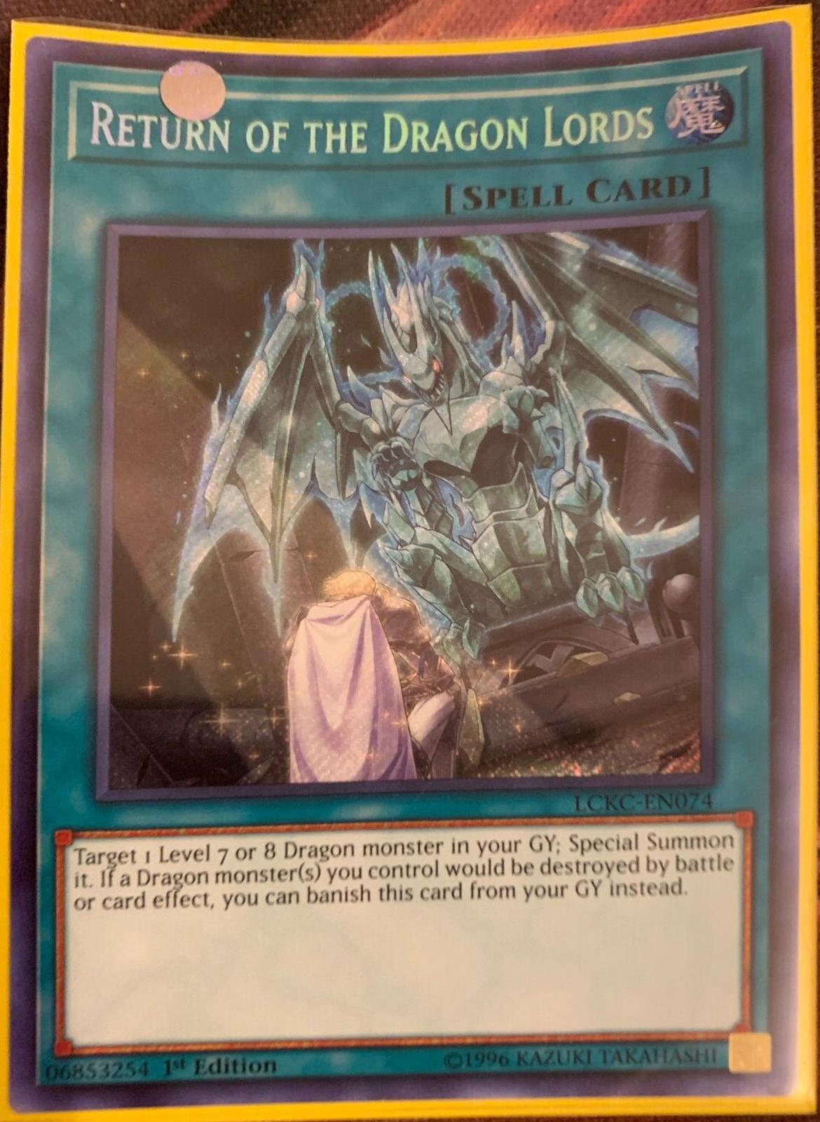 Return of the Dragon Lords [1st Edition] LCKC-EN074