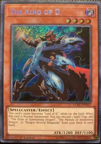 The King of D. [1st Edition] LCKC-EN107