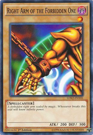 Right Arm of the Forbidden One [1st Edition] LDK2-ENY05