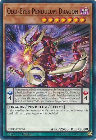 Odd-Eyes Pendulum Dragon LEDD-ENC01