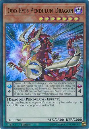Odd-Eyes Pendulum Dragon [Ultra Rare] LEDD-ENC01
