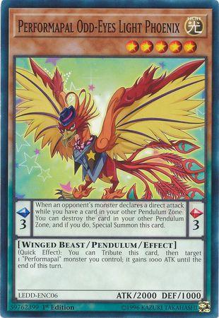 Performapal Odd-Eyes Light Phoenix LEDD-ENC06