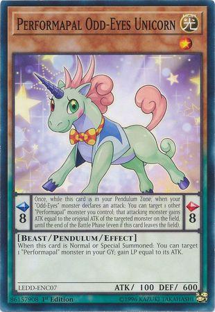 Performapal Odd-Eyes Unicorn LEDD-ENC07