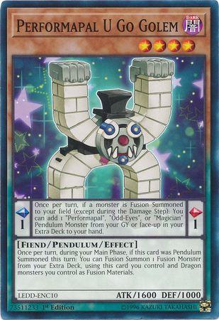 Performapal U Go Golem LEDD-ENC10