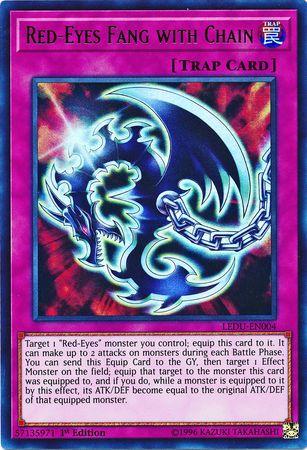 Red-Eyes Fang with Chain LEDU-EN004