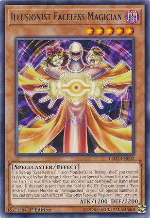 Illusionist Faceless Magician LED2-EN002
