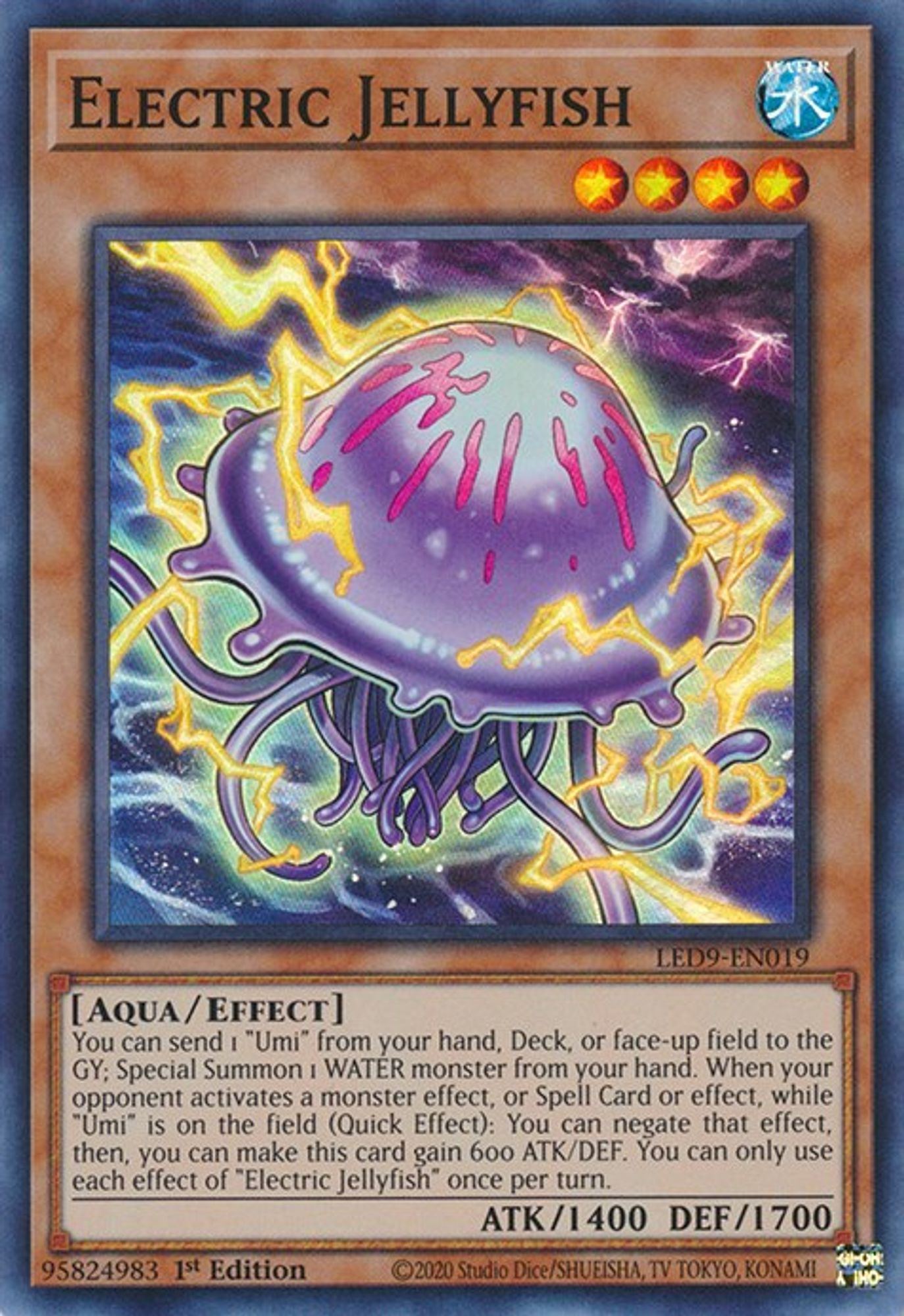 Electric Jellyfish [1st Edition] LED9-EN019
