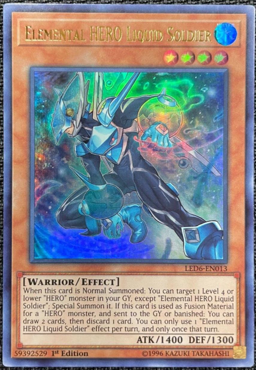 Elemental HERO Liquid Soldier [1st Edition] LED6-EN013