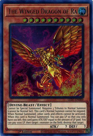 The Winged Dragon of Ra [Alt Art] LED7-EN000