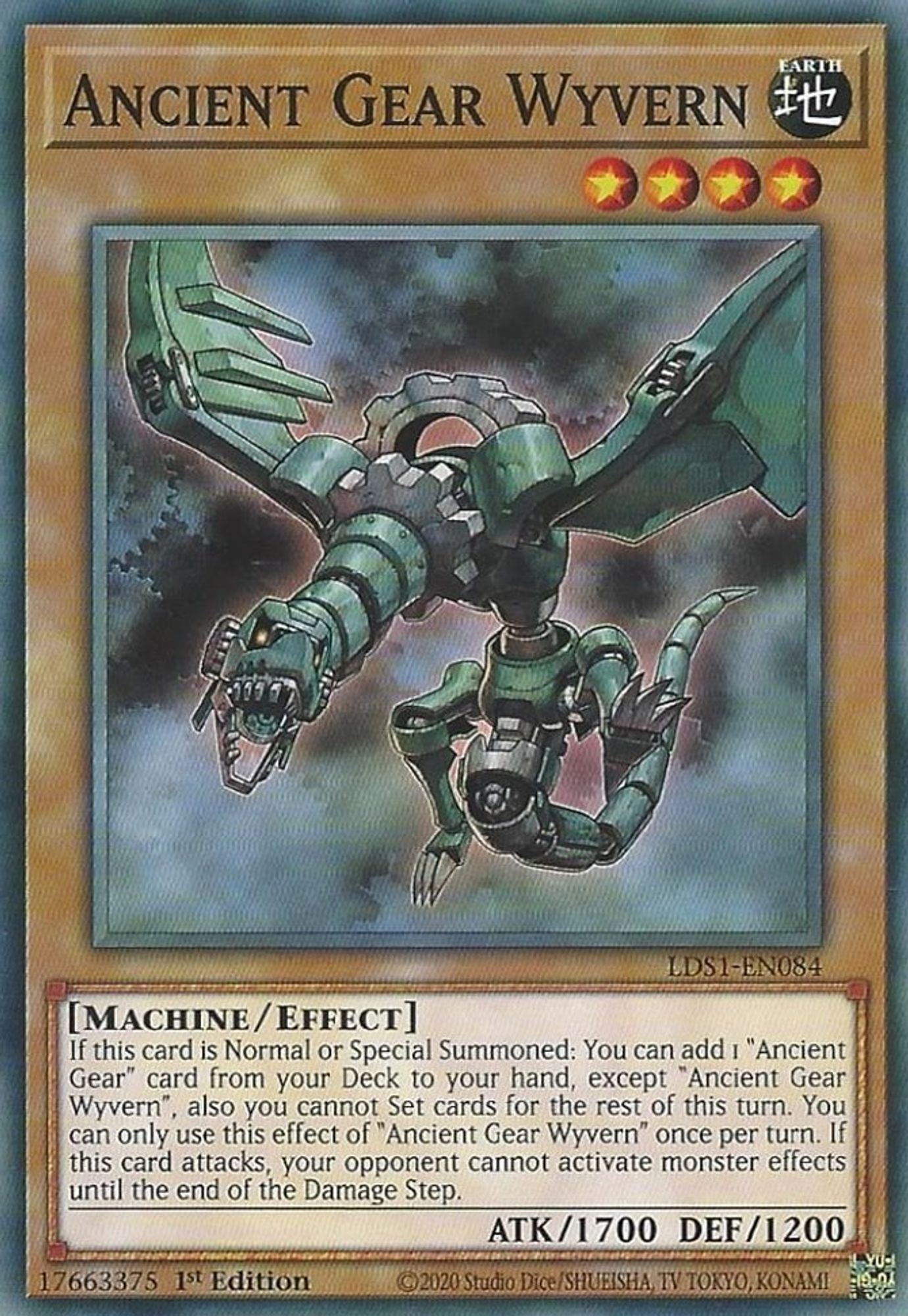Ancient Gear Wyvern [1st Edition] LDS1-EN084