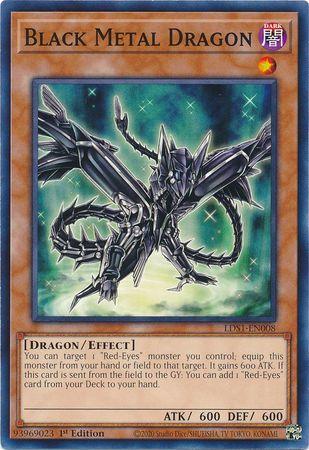 Black Metal Dragon [1st Edition] LDS1-EN008